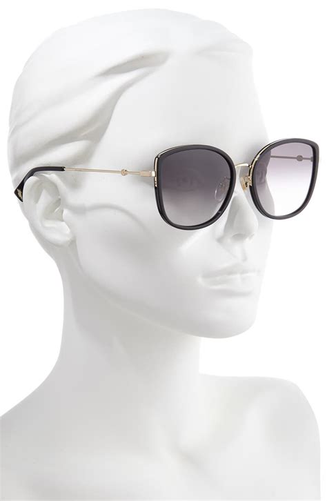 Gucci 56mm Gradient Cat Eye Sunglasses .